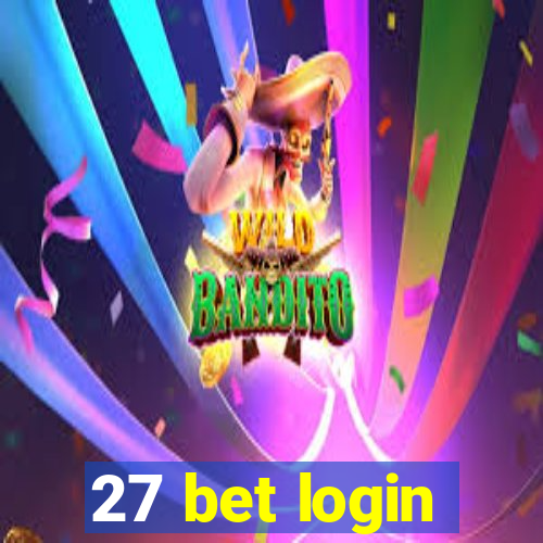 27 bet login